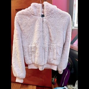 Light Pink Teddy Bear Jacket